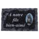 Plaque Cimetiere A Notre Fils Bien-Aime 9x14 