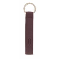 Porte-Clefs Cuir / Poisson Bordeau