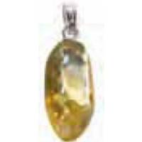 Gezondheidssteen Hanger 25 X 15 Mm Citrine 