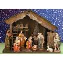 Kerststal + 11 Figuren 20 Cm (60 X 34 X 43 Cm) 