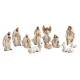 Personnages de crèche de Noël - 11 figurines de 15 cm