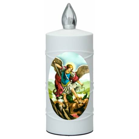 Lampe de cimetière Saint Michel avec 2 piles AA incluses