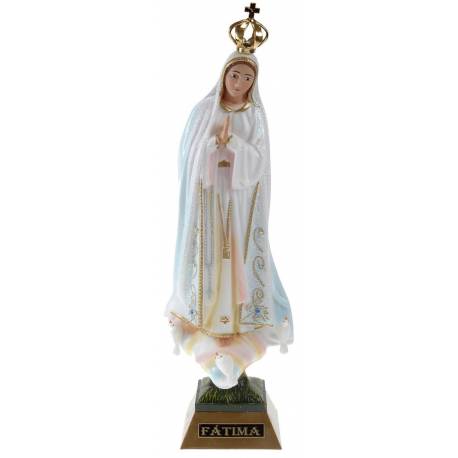 Statue 28 cm - Fatima + paillettes