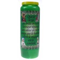 Neuvaine / vert / parfum de muguet "bonheur"