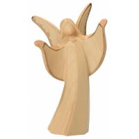 Ange En Bois Sculpte 11Cm Alabaster