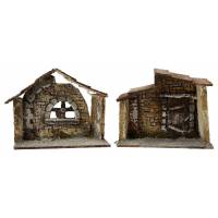 Cabane napolitaine pour personnage de crèches de Noël de 06 cm (12x8x10cm)