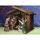 Kerststal + 11 Figuren 20 Cm (50x23x36cm) 