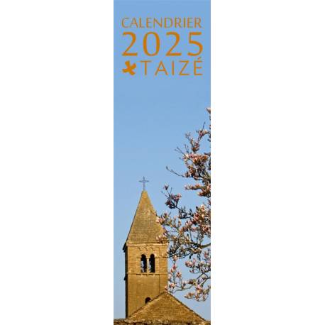 Calendrier 2025 - Taizé - Marque page 