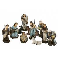 Crèche 80 cm - 11 Personnages