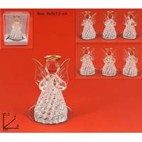 Ange 5 cm - Verre transparent - 6 / Set