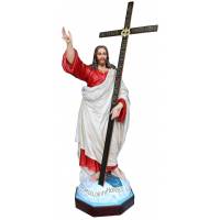 Statue du Christ 160 cm en fibre de verre