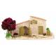 Provencaalse decor Huis met boom 21 x 11 x 10 