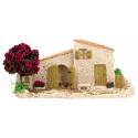 Provencaalse decor Huis met boom 21 x 11 x 10 