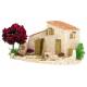 Provencaalse decor Huis met boom 21 x 11 x 10 