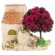 Provencaalse decor Huis met boom 21 x 11 x 10 