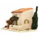 Décor pour santons de Provence Maisonnette et grange 17 x 12 x 12 cm