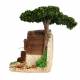 Decor voor santons de Provence Kippenhok met boom 18 x 10 cm 