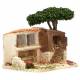 Decor voor santons de Provence Kippenhok met boom 18 x 10 cm 