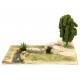 Decor voor santons de Provence Waterval met rivier 32 x 22 cm 