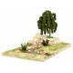 Decor voor santons de Provence Waterval met rivier 32 x 22 cm 