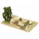 Decor voor santons de Provence Rivier met boom 32 x 22 cm 