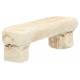 Decor voor santons de Provence Bank in steen 5 x 2 x 2 cm 