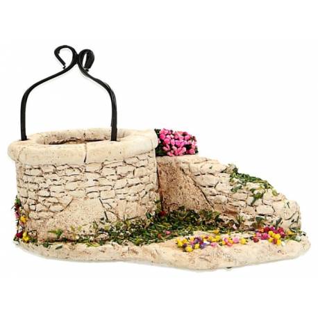 Decor voor santons de Provence Put 10 x 7 cm 