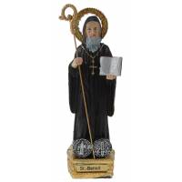 Beeld 12 cm - H Benedictus + Medaille 