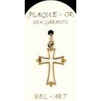 Croix Plaqué-Or - 23 X 18 mm