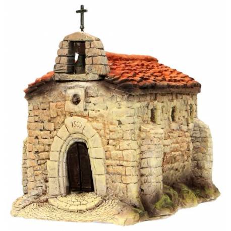 Santons De Provence Kleine kapel - 10 x 20 x H 15 cm 