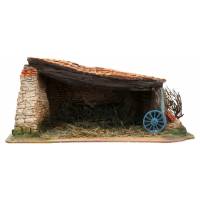 Santons De Provence Stal groot - 38 x 26 x H 17 cm 