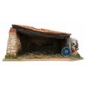 Santons De Provence Stal groot - 38 x 26 x H 17 cm 