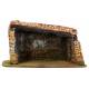 Santons De Provence Stal dak open - 26 x 16 x H 14 cm 