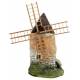 Décor pour santons de Provence - Moulin SANS moteur - 16 x 16 x H 30 cm