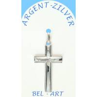 Croix Argent 30 x 17 mm