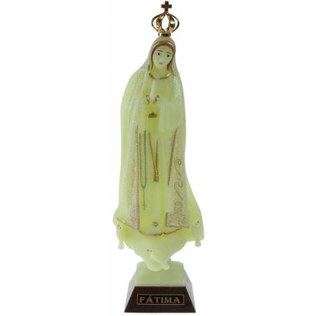 Statue 36 cm - Fatima - Lumineux + paillettes