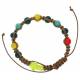 Armband / koord - hout - multicolor - kinderen 