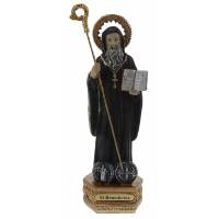 Beeld 15 cm - H Benedictus + Medaille 