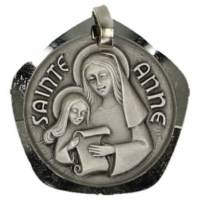 Médaille Ste Anne Métal argenté