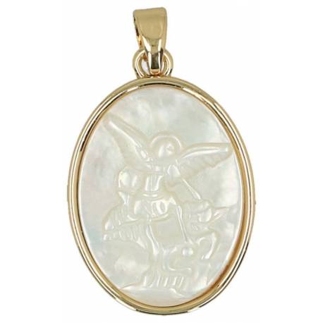 Pendentif Nacre 16 x 24 mm St Michel