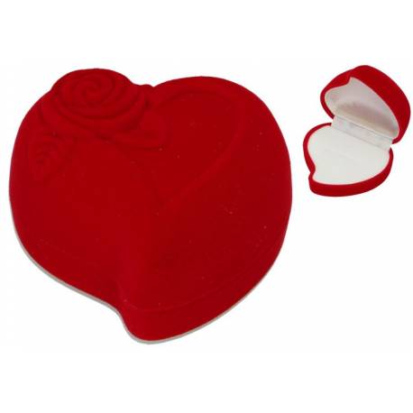 Boîte cadeau / coeur / rouge