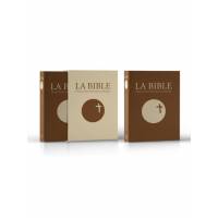 La Bible - Traduction officielle liturgique - Cuir marron 