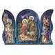 Triptyque 13 X H09 cm - Nativité - Anges