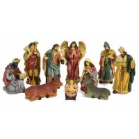 Kerstgroep van 10 figuren - 15 cm 