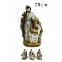 Nativité dorée de 25 cm 3 modèles assortis