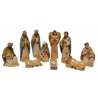 Kerstgroep van 10 figuren - 15 cm 