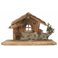 Cabane en bois (35 x 17 x 20cm) pour personnages de 12-13 cm