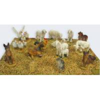 Set van 15 dieren van 5 cm hoog 