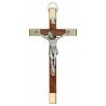 Croix Murale - 13 cm - Bois foncé