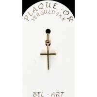 Croix Plaqué-Or - 15 X 10 mm